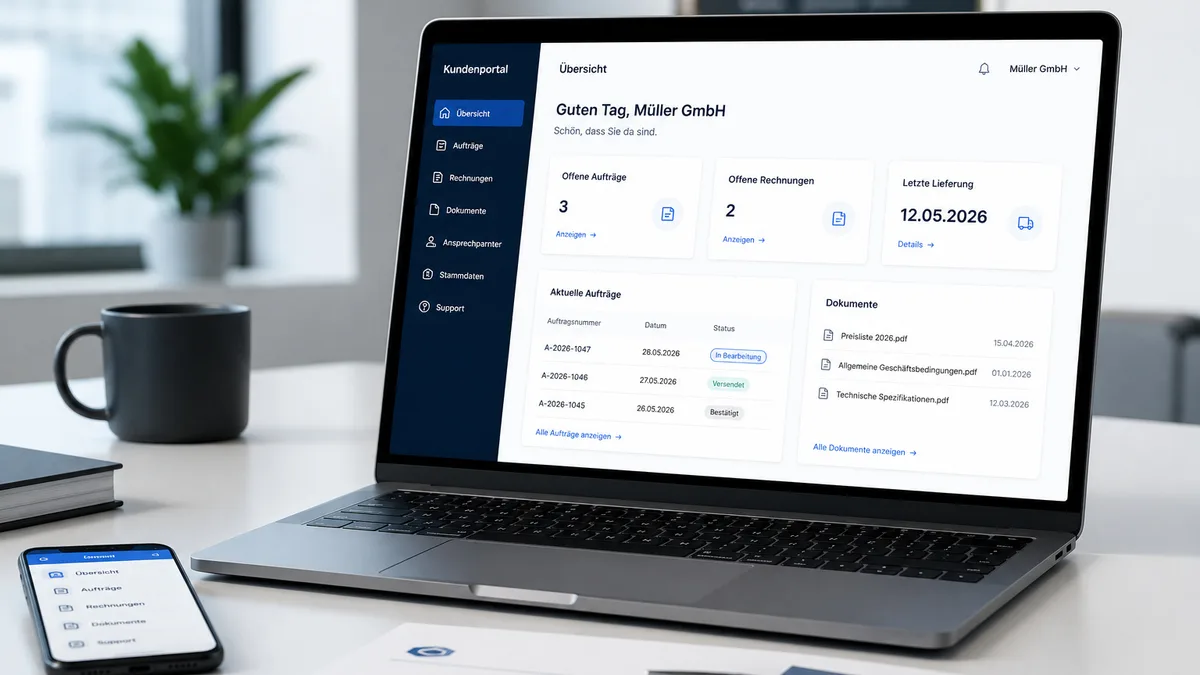 Kundenportal im B2B: Was Unternehmen wirklich davon haben