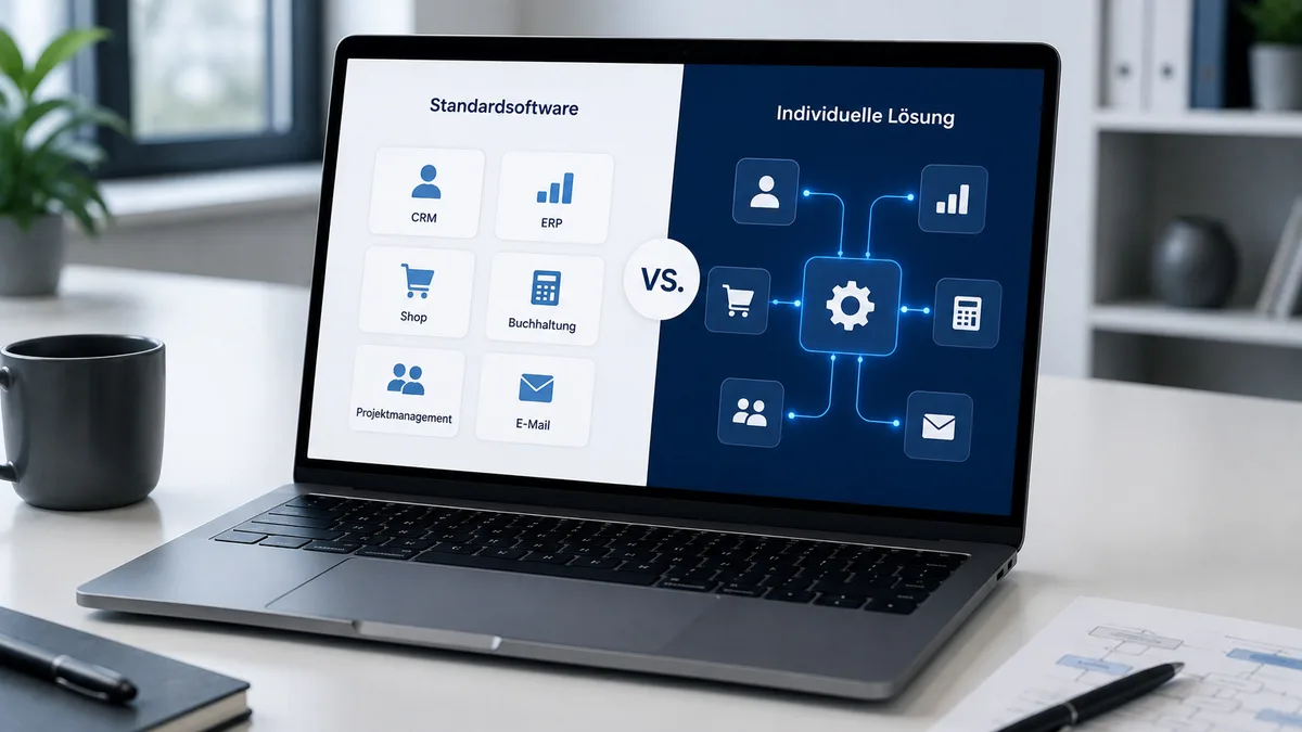 Individuelle Software vs. Standardsoftware – was passt zu Ihrem Unternehmen?